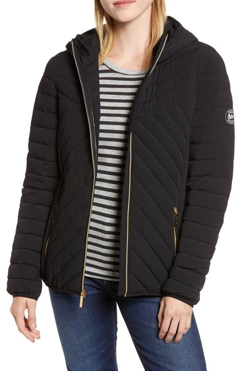 packable stretch down jacket michael kors|packable lightweight jacket Michael Kors.